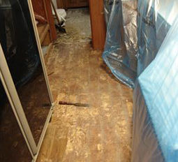 Water Damage - Before & After
